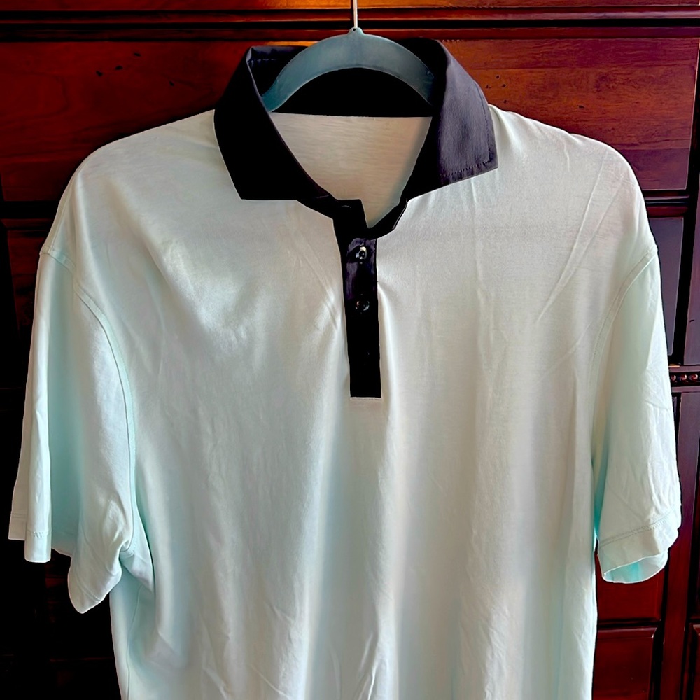 TWO Lululemon men’s polo or golf style shirts - set of 2